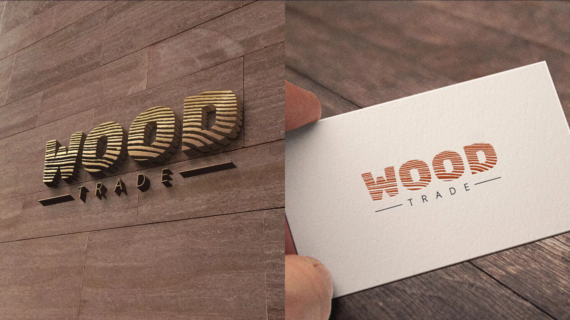 Разработка логотипа для компании «Wood Trade» в Приволжске