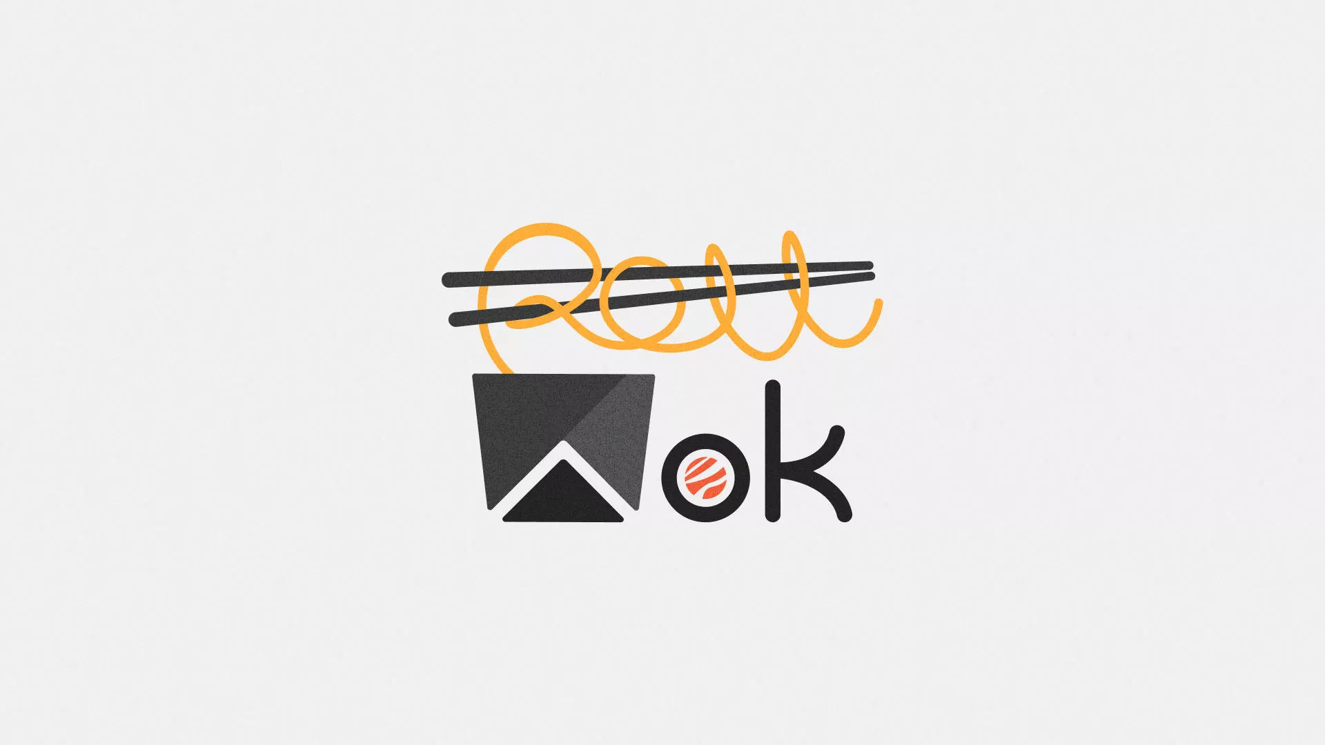 Разработка логотипа в Приволжске для суши-бара «Roll Wok Club» Разработка логотипа в Приволжске для суши-бара «Roll Wok Club»